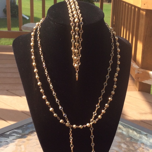 Gold Plated necklace and bracelet set - Picture 11 of 12